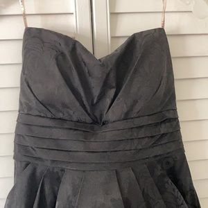 Black Strapless Dress